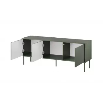 Móvel RTV Cama 3D TRESSE 150x40x55 verde mate