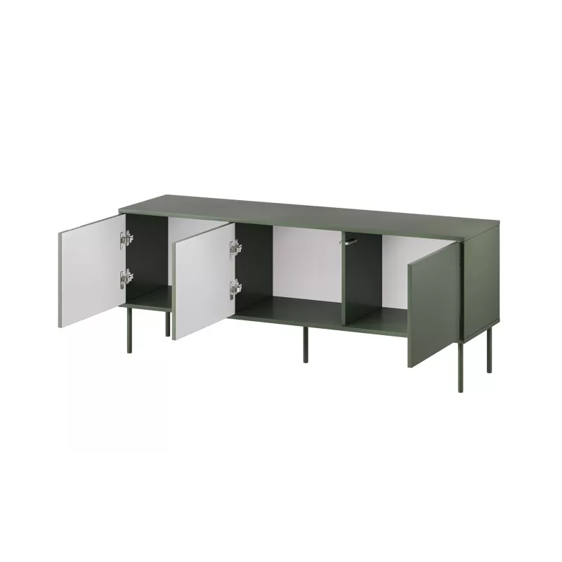 Móvel RTV Cama 3D TRESSE 150x40x55 verde mate