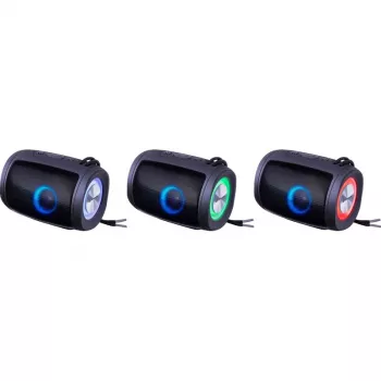 Altifalante Bluetooth portátil DEFENDER Ejoy S200 TWS 2.0, 5 W, Bluetooth 5.3, LED, 10 h de autonomia, microfone incorporado