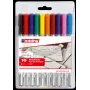 Conjunto de fineliners Edding 4-89-10 — ponta 0,3 mm, cores sortidas, 10 unid.