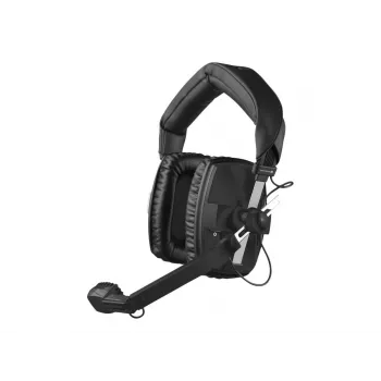Headset Beyerdynamic DT 109 200/50 preto – headset profissional de broadcast e comunicação com microfone