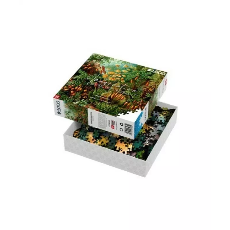 Puzzle Imagination: Ernst Haeckel Muscinae 1000 peças