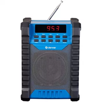 Transmissor FM Denver WRB-60 Bluetooth azul, cinzento
