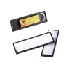 Durable CLIP-CARD - Placa de Nome - para 17 x 67 mm - Magnético - Preto (Pack de 25)