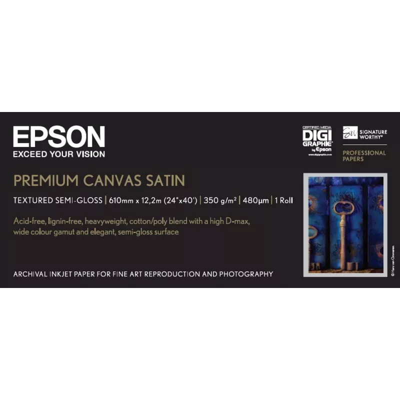 Tela premium cetim Epson, 24