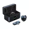 White Shark DSM-06 Tassa Microfone de lapela sem fios, USB-C, preto