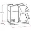 Aromaboy II 1015-02 máquina de café de filtro preta