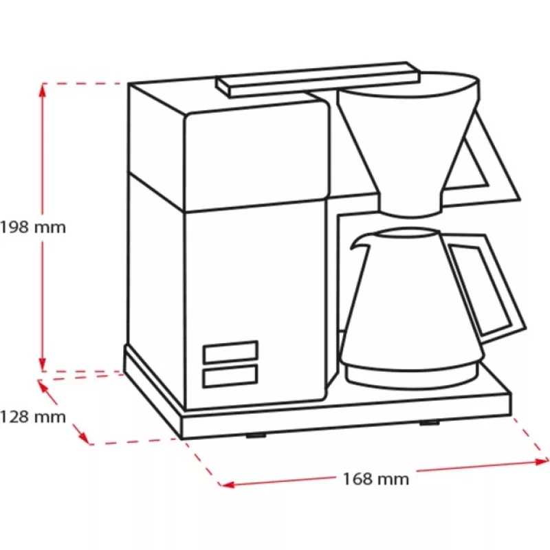Aromaboy II 1015-02 máquina de café de filtro preta