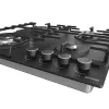 Placa de fogão Gorenje GW642AB gás número de queimadores/zonas de cozinhar 4 botões rotativos preto