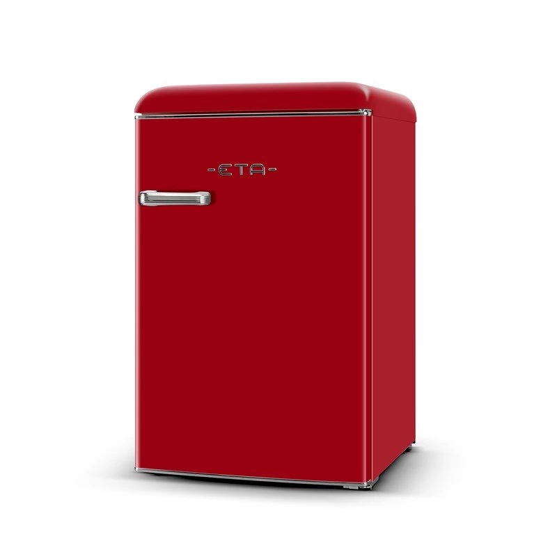 ETA | Frigorífico | ETA253690030E | Classe de eficiência energética E | Aparelho vertical | Frigorífico sem congelador | Altura 90 cm | Capacidade líquida de refrigeração 92 L | Capacidade líquida de congelação 18 L | 38 dB | vermelho