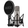 Rode NT1 5th Generation Microfone de condensador de estúdio com XLR e USB, prateado (NT1GEN5)