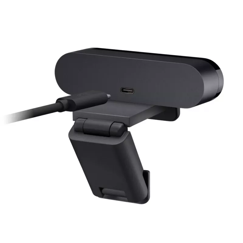 Logitech BRIO 4K Ultra HD Pro webcam 960-001106, 4096x2160, HDR, RightLight 3, zoom digital 5x, focagem automática, USB 3.0 (USB-C), preta