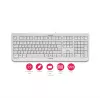 Teclado CHERRY KC 1000 Home USB layout suíço cinzento