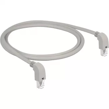 Cabo de rede DeLOCK 85877 Cat6a S/FTP 1m cinzento