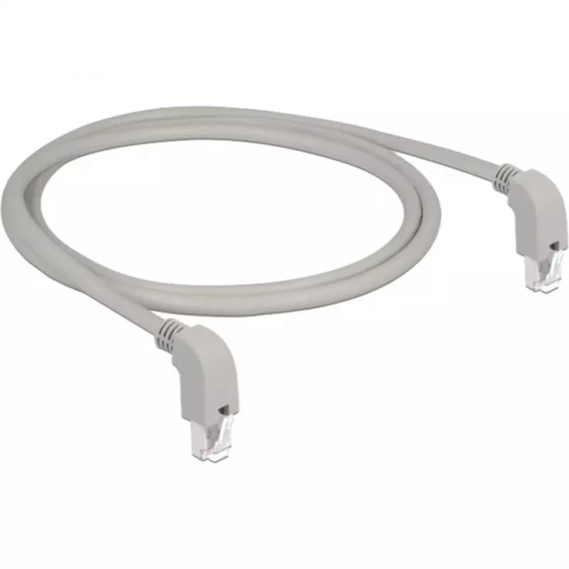 Cabo de rede DeLOCK 85877 Cat6a S/FTP 1m cinzento