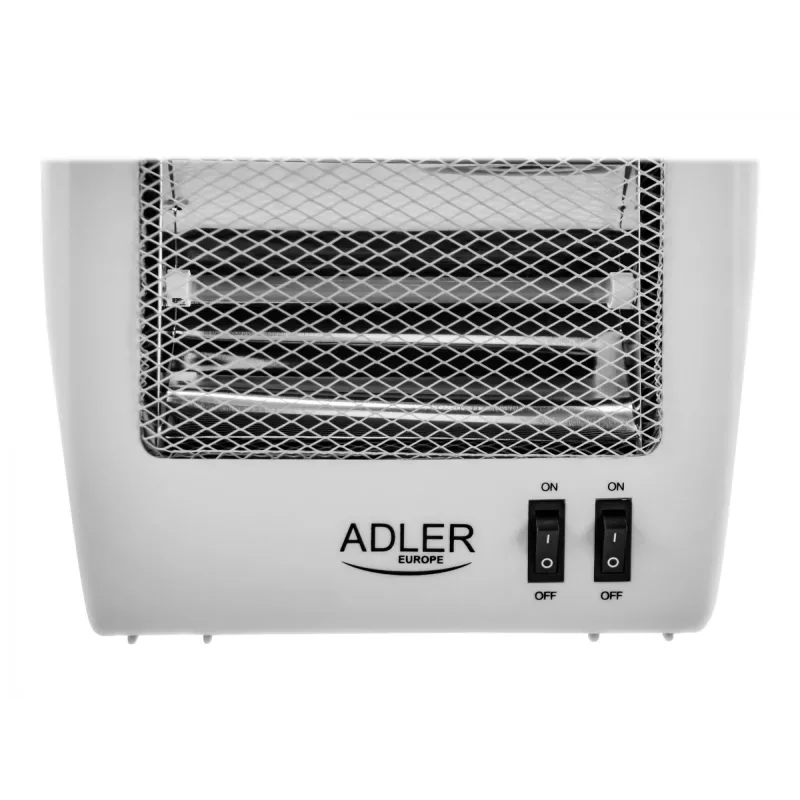 Adler | Aquecedor | AD 7709 | Aquecedor halogéneo | 800 W | Número de níveis de potência 2 | Branco