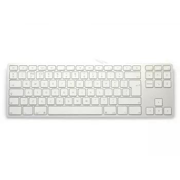 Teclado de alumínio Mac Tenkeyless prateado