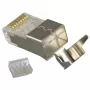 Conector fêmea RJ45 blindado FTP CAT7, 20 unid.