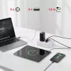 Extensão elétrica MACLEAN MCE387 W — 2 tomadas, 3×USB A, 110–240 V, 2500 W, cabo de 1,5 m, branco