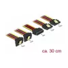 Cabo de alimentação interno DeLOCK 60151 0,3 m 4 x SATA 15 pinos