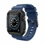 Pulseira GUAN Premium Pro para Apple Watch 40 mm 41 mm 38 mm 42 mm azul preto - Pulseira de substituição