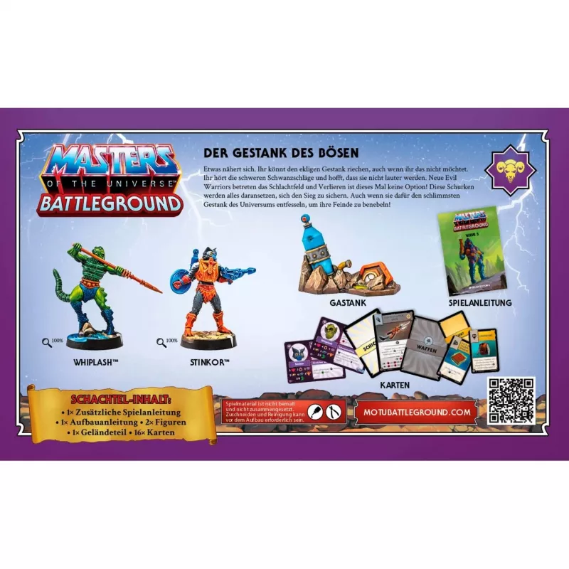 Masters of the Universe: Battleground Wave 3 - facção Evil Warriors, expansão de jogo de tabuleiro