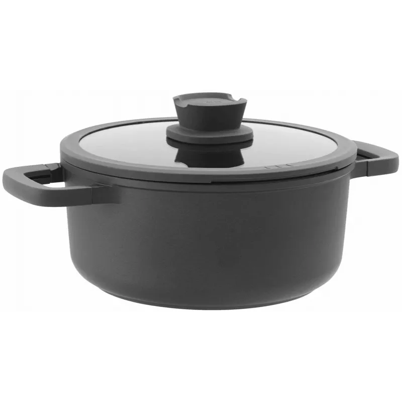 Panela STONE+ com tampa 24 x 11 cm 4,4 l