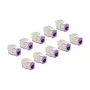 Módulo Keystone DeLOCK 88121 plano violeta RJ-45 10 unid.