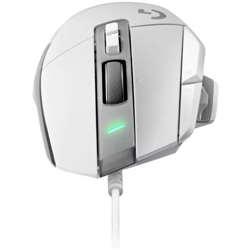 Conjunto de rato Gaming Logitech G G502 X com tapete de rato rígido G240 — Para destros, Ótico 25600 DPI, USB Type-A, 13 botões, Branco