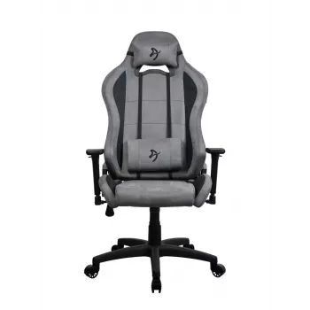 Cadeira gaming Arozzi Torretta SuperSoft antracite – design ergonómico, braços ajustáveis, encosto reclinável