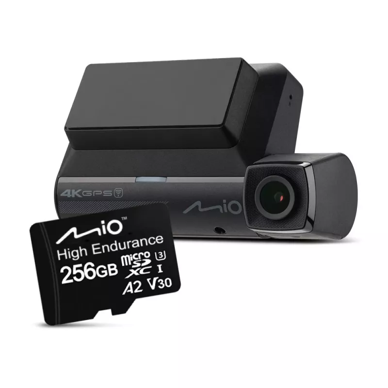 Cartão de memória MicroSDXC MIO High Endurance 256 GB UHS-I para gravação contínua e uso no exterior