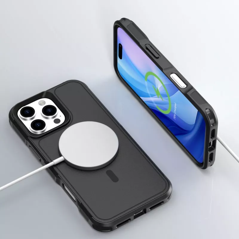 Capa 4smarts 541180 para iPhone 16 Pro 16 cm preta