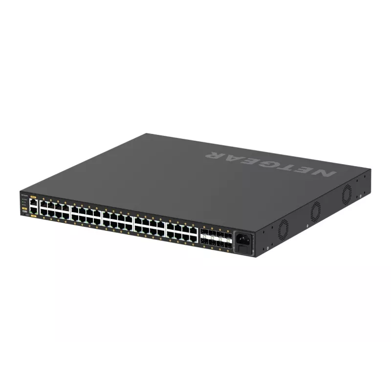 Switch de rede NETGEAR GSM4248P-100EUS Managed L2/L3/L4 Gigabit Ethernet (10/100/1000) Power over Ethernet (PoE) Preto