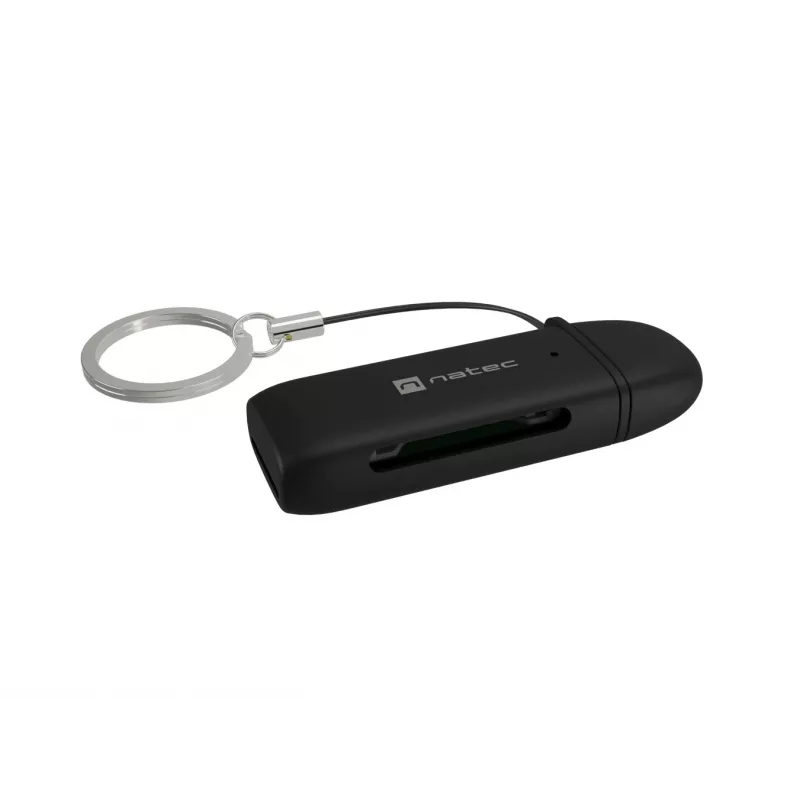 Leitor de cartões NATEC SCARAB C SD/Micro SD USB 3.2 Gen 1 preto (NCZ-2365)