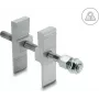 Suporte DeLOCK para barreira de proteção contra animais / proteção de aves para painéis solares fotovoltaicos alumínio (90997)