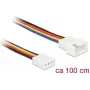 Cabo de alimentação interno DeLOCK 85364 1 m 4 pinos PWM