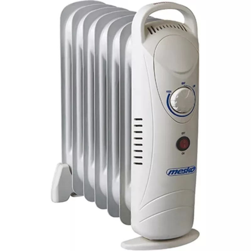 Mesko MS7804 aquecedor elétrico de ambiente aquecedor elétrico a óleo para interior Branco 700 W