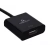 Adaptador USB Type-C para HDMI Gembird A-CM-HDMIF-03, USB 2.0/3.2 Gen2, 3840×2160@30Hz, preto