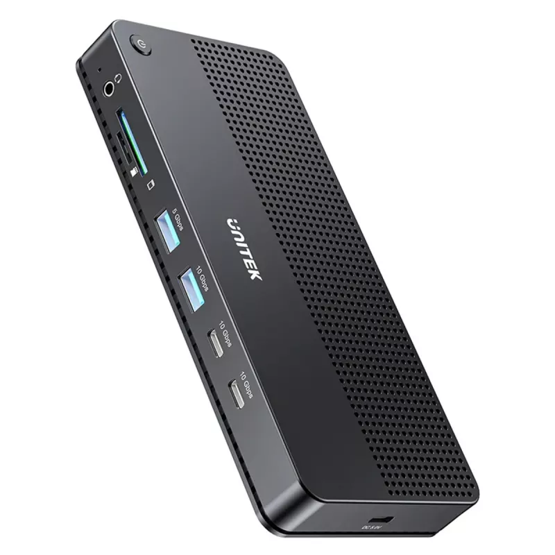 Docking station UNITEK D1104A01 USB4 Com fios 100 W Power Delivery