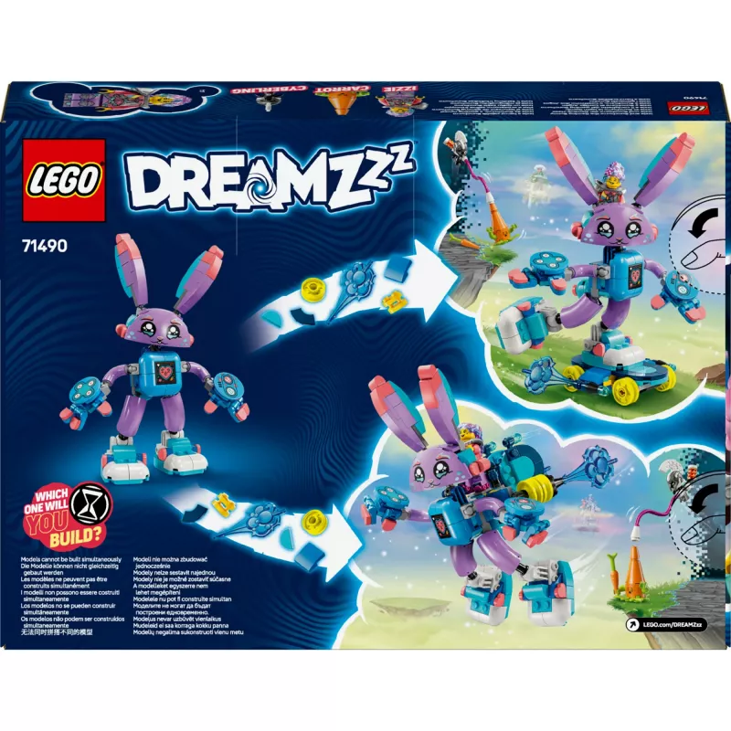 LEGO conjunto de construção LEGO 71490 Dreamzz Izzie e Bunchurro Gaming Bunny – conjunto de brincar de personagens