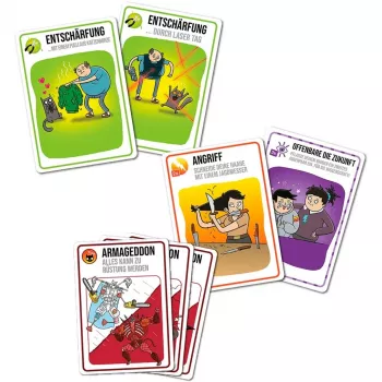 Exploding Kittens - Bem contra o Mal, jogo de cartas
