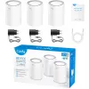 Cudy M3000 pack de 3 sistema Wi-Fi Mesh dual band (2,4 GHz / 5 GHz) Wi-Fi 6 (802.11ax) cinzento, branco 1 interno