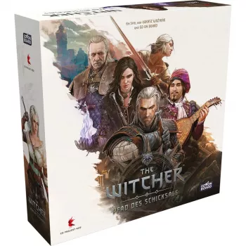 Jogo de tabuleiro Asmodee The Witcher: Pfad des Schicksals – aventura de tabuleiro, jogo baseado em cenários
