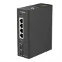 D-Link Switch industrial PoE+ não gerido de 6 portas com 2 portas SFP