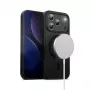 Capa para telemóvel Crong MagSafe para iPhone 17 Pro — Hybrid preto