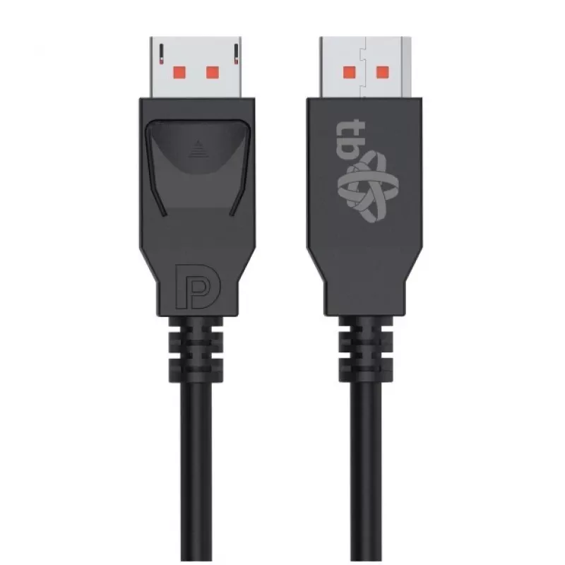 Cabo DisplayPort 2m preto M/M v 2.1