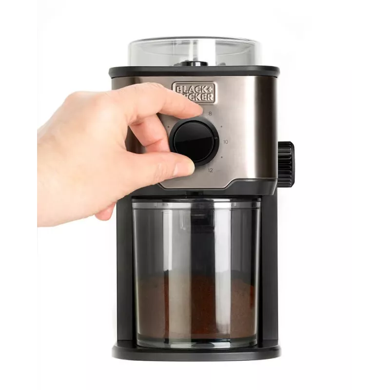Moinho de café Black & Decker ES9080020B, aço inoxidável