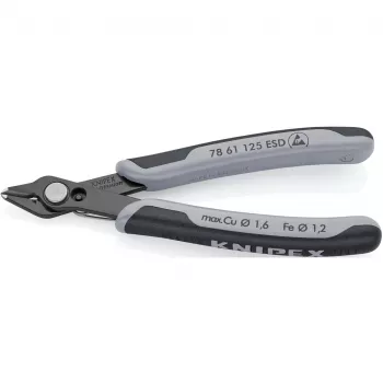 Alicate de corte lateral Knipex 78 61 125 ESD