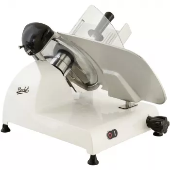 Máquina de cortar elétrica Berkel Red Line 300 310 W branca em alumínio