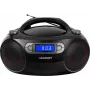 Boombox FM PLL CD/MP3/USB/AUX/Relógio/Alarme